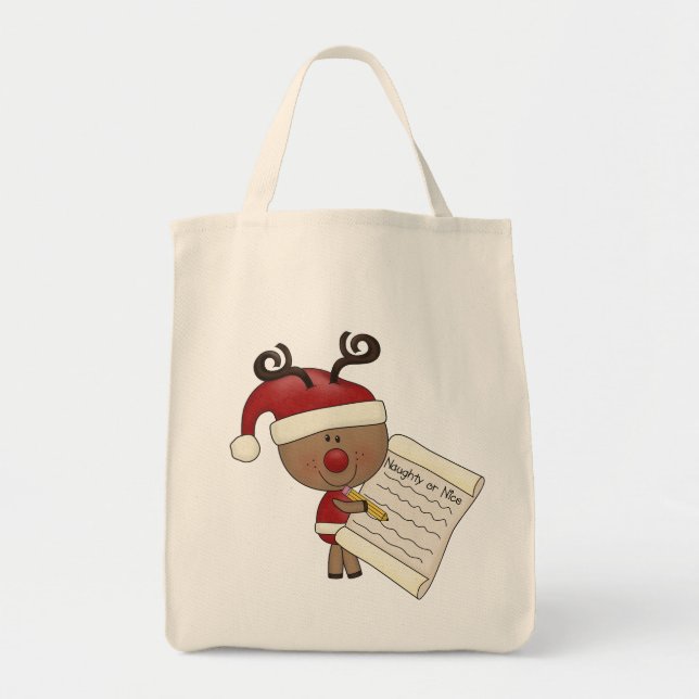 Tote Bag Renne de Rudy vilain ou NIC (Devant)