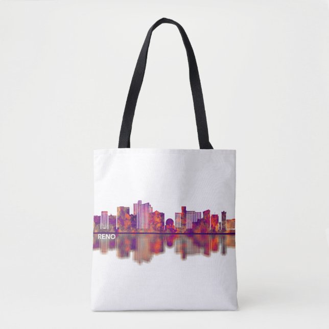 Tote Bag Reno Nevada Skyline (Devant)