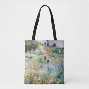 Tote Bag Renoir - Chemin menant à travers l'herbe haute