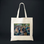 Tote Bag Renoir - Danse au Moulin de la Galette<br><div class="desc">Danse au Moulin de la Galette / Bal du moulin de la Galette par Pierre Auguste Renoir en 1876.</div>