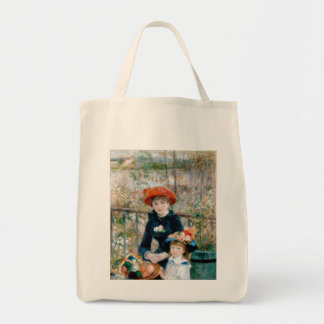 Tote Bag Renoir - Les Deux Soeurs Sur La Terrasse - 1881