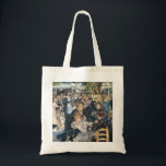 Tote Bag Renoir Moulin Danse Galette Party<br><div class="desc">Bal du moulin de la Galette est une peinture de 1876 de l'artiste français Pierre-Auguste Renoir. Il présente un dimanche après-midi au Moulin de la Galette à Montmartre, à Paris, où des Parisiens du XIXe siècle habillés pour aller danser, boire et manger des galettes. Il s'agit d'une célèbre peinture impressionniste...</div>