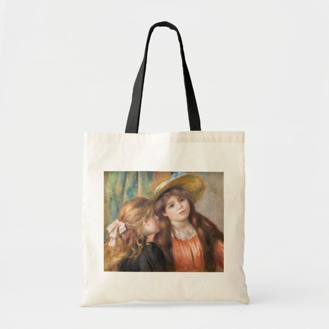 Tote Bag Renoir - Portrait de deux petites filles (Devant)