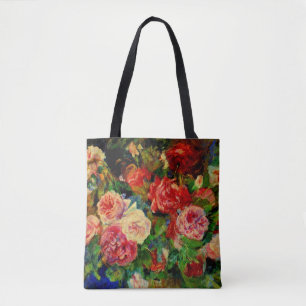 Tote Bag Renoir - Rose, célèbre peinture,