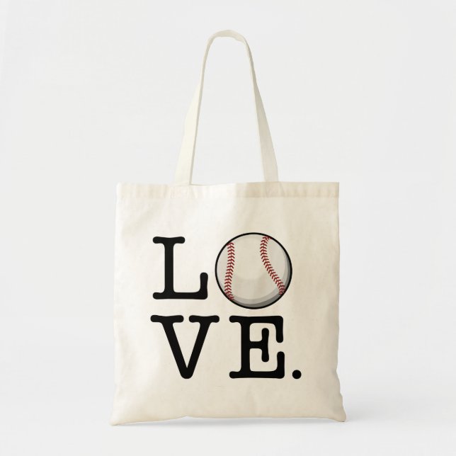 Tote Bag Répandez le fan de base-ball de l'amour | de (Devant)