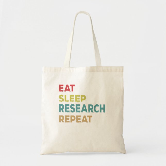 Tote Bag répéter la recherche sur le sommeil (Devant)