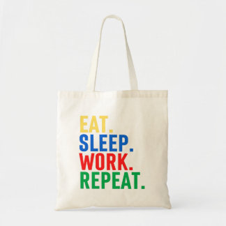 Tote Bag Répéter le travail du sommeil