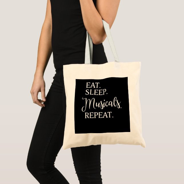 Tote Bag Répéter les comédies musicales du sommeil (Devant (produit))