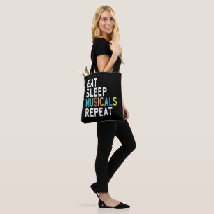 Tote Bag Répéter les comédies musicales du sommeil