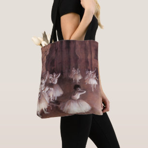 Tote Bag Répétition de ballet sur la scène par Edgar Degas