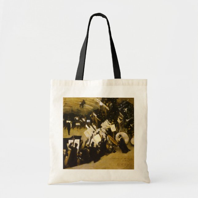 Tote Bag Répétition de l'Orchestre Pasdeloup par JS Sargent (Devant)