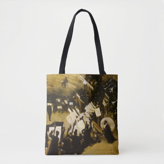 Tote Bag Répétition de l'Orchestre Pasdeloup par JS Sargent (Devant)