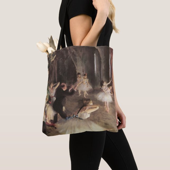 Tote Bag Répétition sur la scène par Edgar Degas (De près)