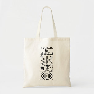 Tote Bag Réponse du message binaire Arecibo
