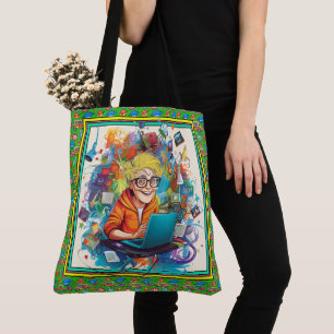 Tote Bag REPORTER - Merci d'enseignant masculin ou féminin