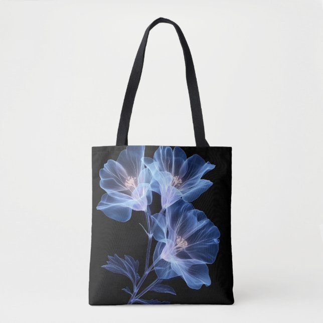 Tote Bag Représentation artistique d'une fleur par rayons X (Devant)