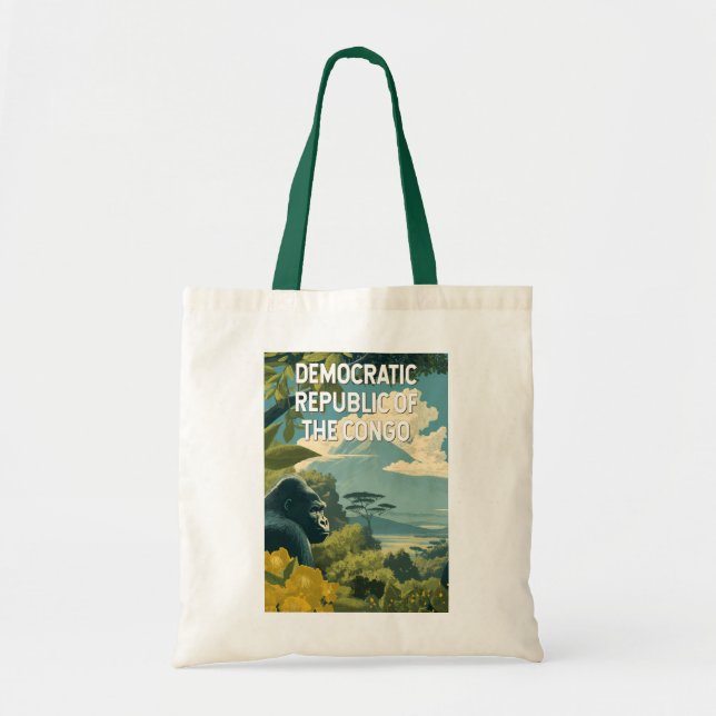 Tote Bag République démocratique du Congo Illustration (Devant)