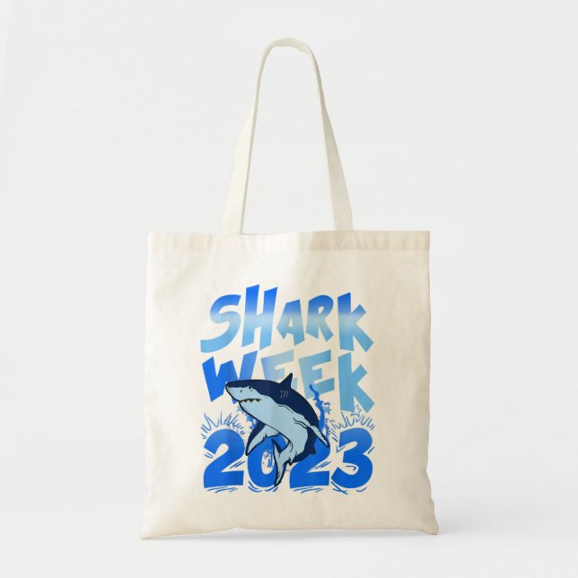 Tote Bag Requin 2023 Semaine Passion Pour L'Anim Océan Amat (Devant)