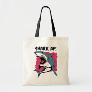 Tote Bag Requin AF !   Amateurs de requins Design graphique