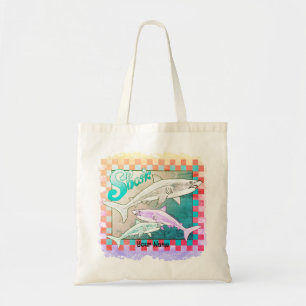 Tote Bag Requins rétro