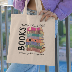 Tote Bag Réservez Votre Passeport À Everywhere Book Club