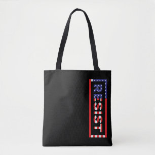 Tote Bag RÉSISTER  Drapeau des États-Unis