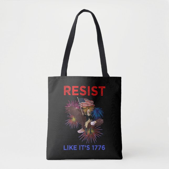 Tote Bag Résistez comme c'est 1776 (Devant)