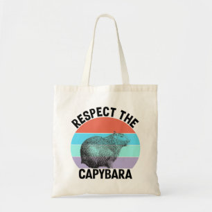 Tote Bag Respectez Le Capybara Drôle Rongeur Capybara