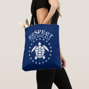 Tote Bag Respectez Les Locaux - Citation De Plongée De Sens