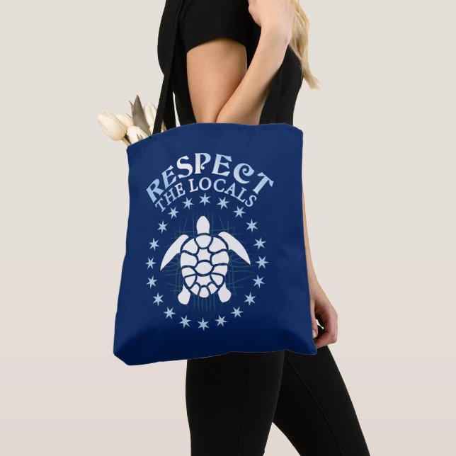 Tote Bag Respectez Les Locaux - Citation De Plongée De Sens (De près)