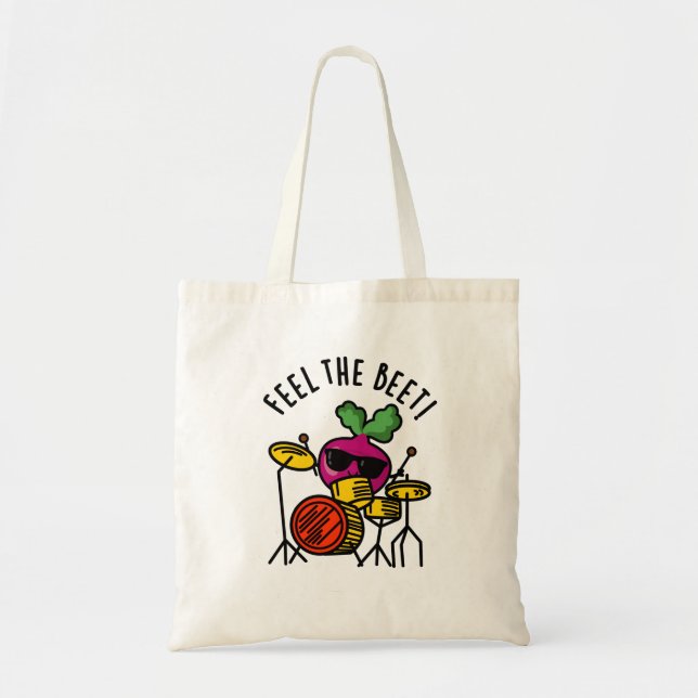 Tote Bag Ressentez La Beet Funny Veggie Pun (Devant)