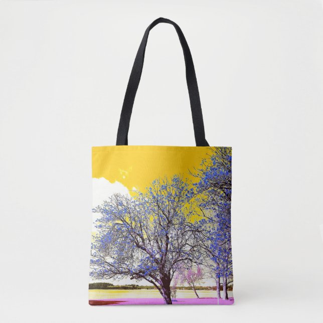 Tote Bag Ressort jaune Fourre-tout (Devant)