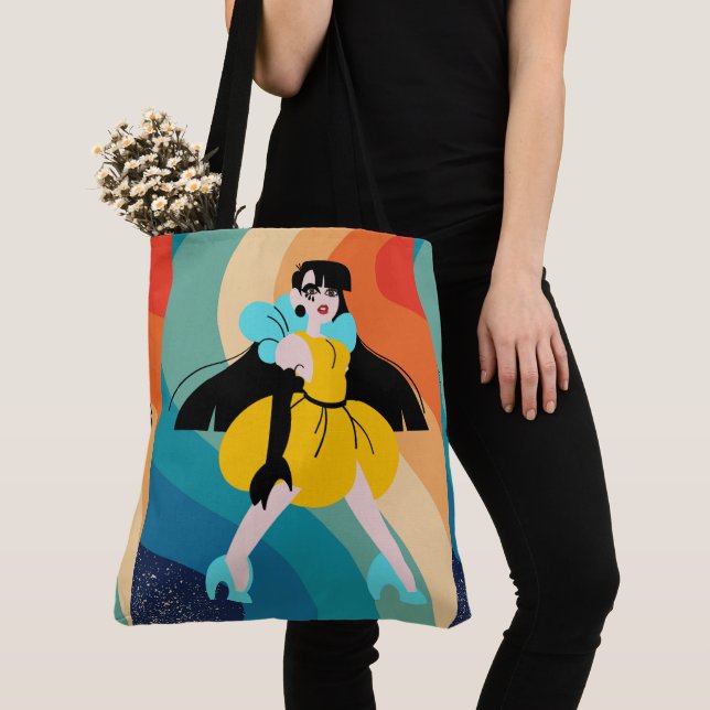 Tote Bag ressort, style (De près)