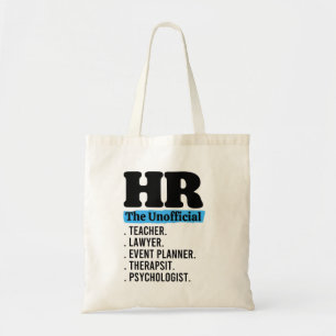 Tote Bag Ressources humaines amusantes
