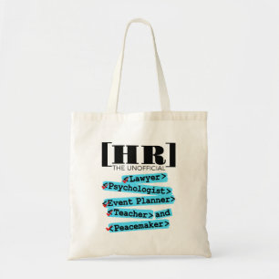 Tote Bag Ressources humaines RH non officielles amusantes