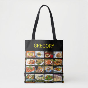 Tote Bag Restaurant chinois Takeout Menu Carte photo Fourre