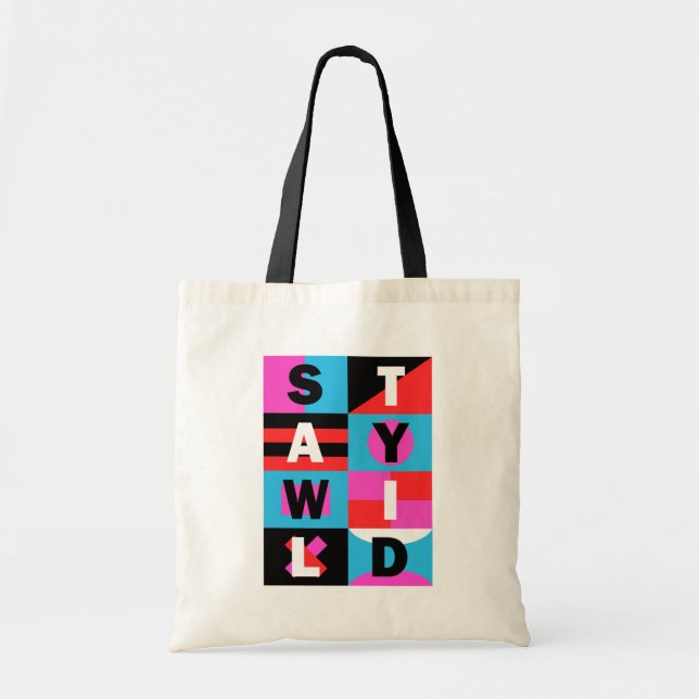 Tote Bag Restez à l'abri (Devant)