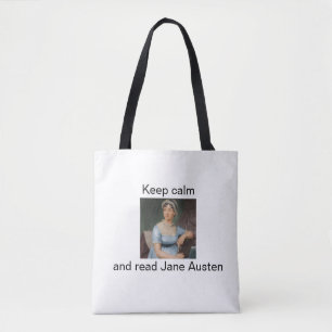 Tote Bag Restez calme et lisez Jane Austen