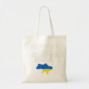 Tote Bag Restez Calme Laissez La Fille Ukrainienne S'En Occ