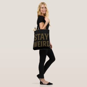 Tote Bag Restez Drôle Vêtements de Rue Rétro