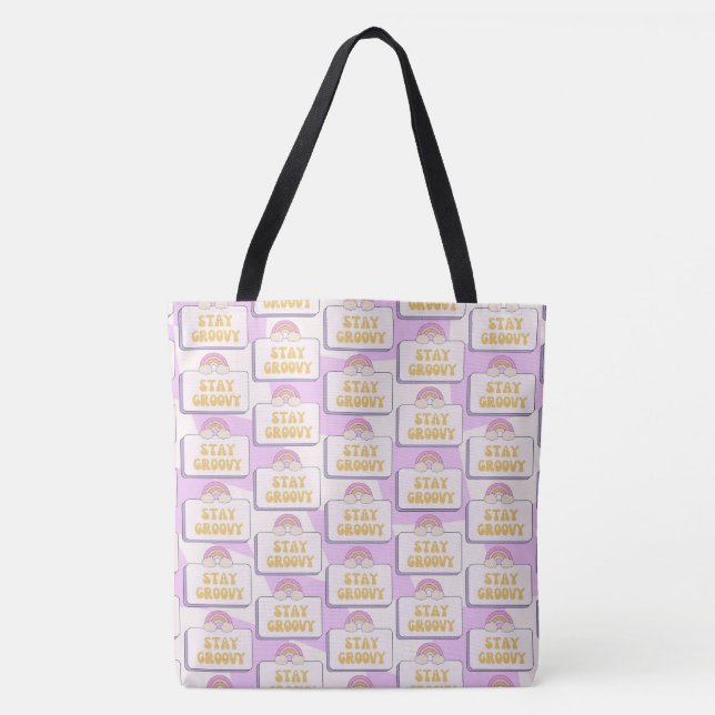Tote Bag Restez Groovy (Devant)
