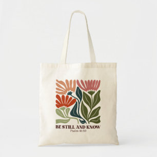 Tote Bag Restez tranquille et découvrez l'inspiration Bible