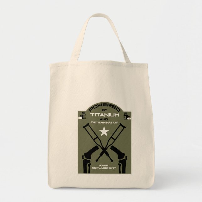 Tote Bag Rétablissement après une opération du genou, remet (Devant)