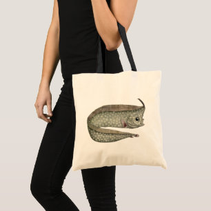 Tote Bag Rétaire à Crête, Vie Marine Aquatique Vintage