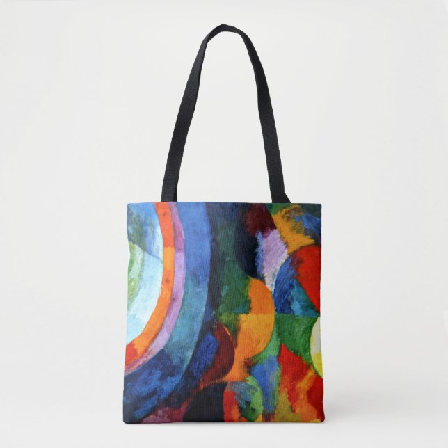 Tote Bag Retarder - formes circulaires, soleil, lune, (Devant)