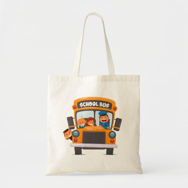 Tote Bag Retour à l'école (Devant)
