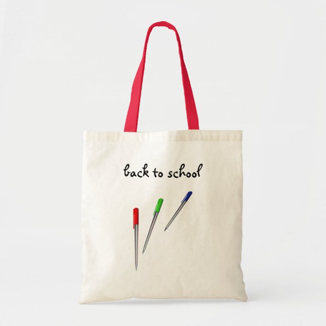 Tote Bag retour à l'école (Devant)