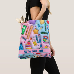 Tote Bag Retour à l'école personnalisé 2026
