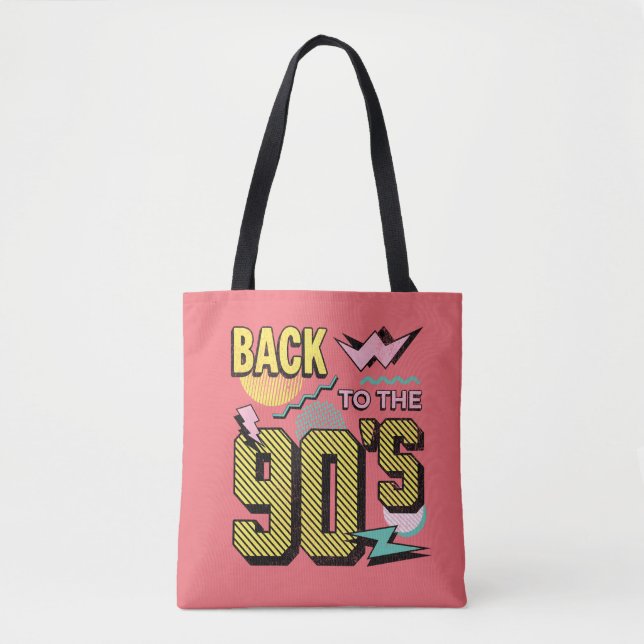 Tote Bag Retour aux années 90 (Devant)