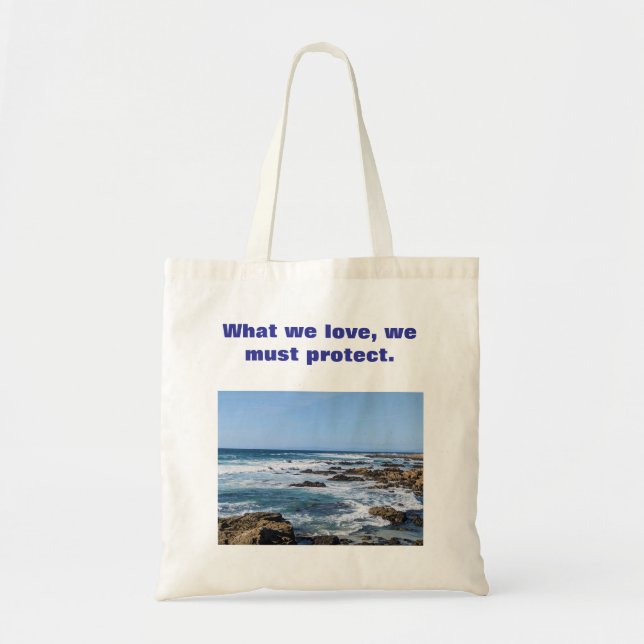 Tote Bag Retour sans fin - Ce que nous aimons...Sac fourre- (Devant)